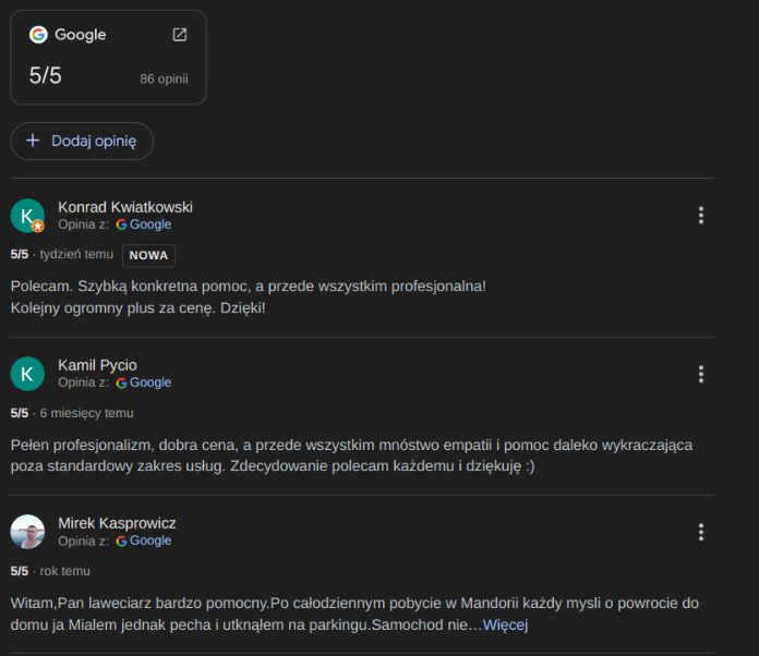 PPHU VIKING MAR - pozytywne opinie klientów